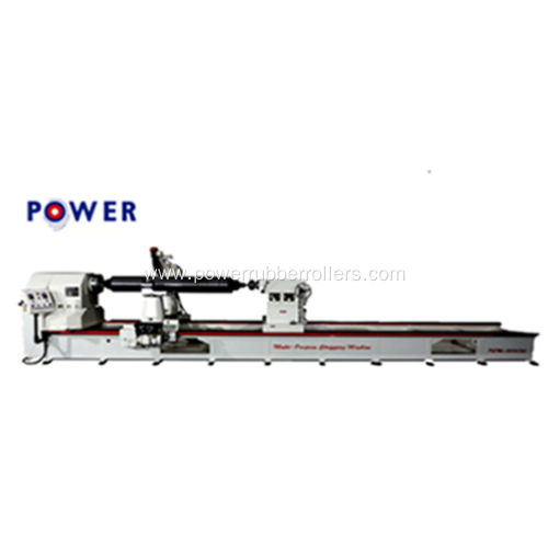 Rubber Roller Strip Cleaning Machine For Paper Making